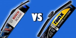 Rain X Silicone AdvantEdge vs Bosch Icon - Compare Wiper Blades