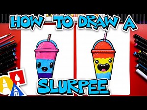 How To Draw A Slurpee From 7-11 - Videos For Kids