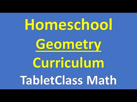 Homeschool Geometry Curriculum – TabletClass Math