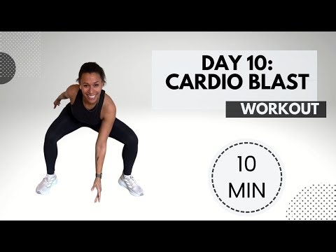 10-Minute Cardio || AMRAP flow II Day 10 of 21-Day Challenge