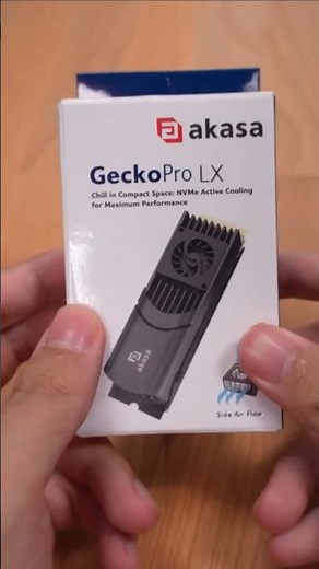Unboxing our Gecko Pro LX M.2 SSD Cooler #akasa #cooler #pcgaming