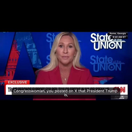 🇺🇸MTG just took full ownership on CNN and it’s one of the most unexpected moments of the year. When asked why she only denounced Trump’s rhetoric after it was directed at her, she didn’t deflect. She owned it: “That’s fair criticism… and I would like to say humbly, I’m sorry for taking part in the toxic politics. It’s very bad for our country.” She went further, invoking Charlie Kirk’s assassination as a wake-up call and pledging to “put down the knives in politics.” Then came the biggest mome