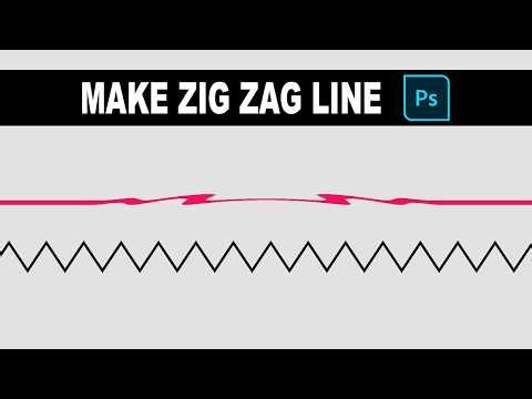 How to Make a Zig Zag Line in Photoshop | Easy Zigzag Line Effect Tutorial