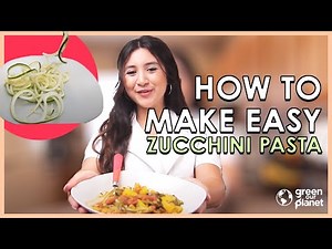 How to Make Easy Zucchini Pasta