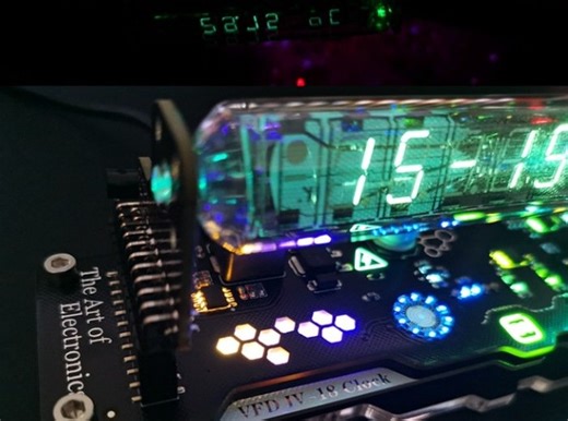 Cybertube Nixie tube clock