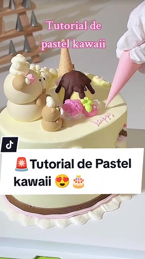 Tutorial de pastel kawaii para impresionar a tu familia