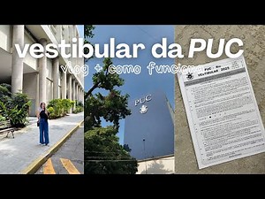 vestibular PUC-RIO: how it works + grwm & vlog 📝