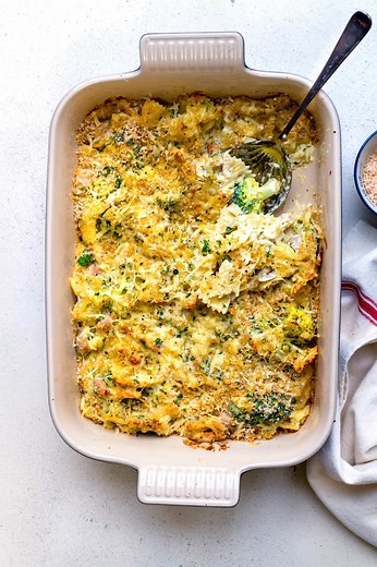 Leftover Turkey Casserole - Supergolden Bakes