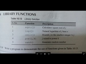 Library functions in C (37)