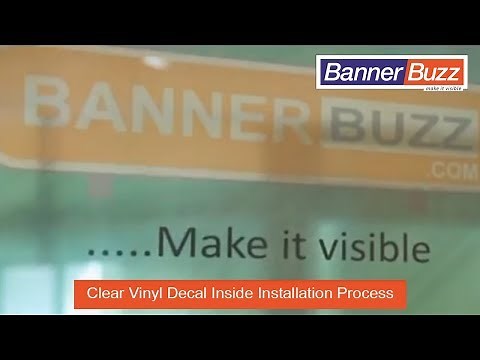 Clear Vinyl Decal Inside Installation Process