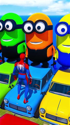 GTA 5 Epic Spiderman Ragdolls | Jumps / Fails ep.259 #shorts