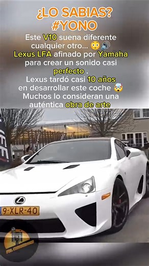 Lexus LFA V10 Exhaust Sound 🔥😳