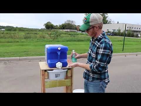 How to Build a Portable Handwashing Station