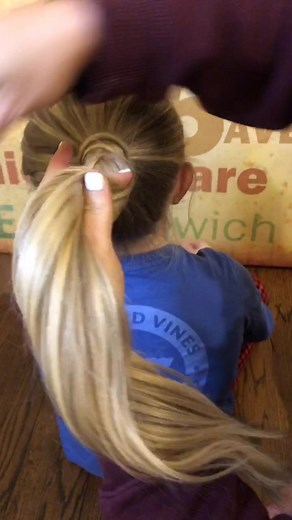 Easy Blonde Wrap Around Ponytail Tutorial