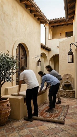 Mediterranean Courtyard Makeover | AI Patio Design Time-Lapse & Cinematic Reveal #designinspiration