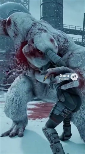 "Yautji Predator fighting a abominable Yeti"