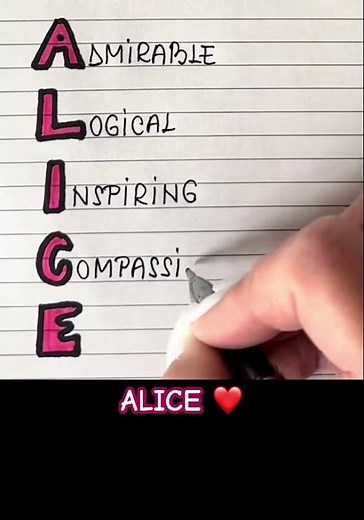 Meaning of the name ALICE #meaning #name #alice