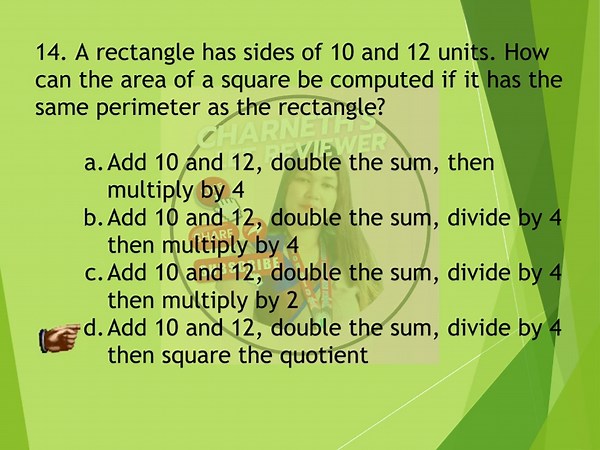 🎯 LET Math Challenge! 🧮📚 Future LPTs, let’s put your General Education – Mathematics skills to the test! 💡✨ g your review buddies and let’s solve this together! 🧠✍️ 📌 Follow for more LET review questions! 🔥💯 #LETReviewer #MathChallenge #GeneralEducation #FutureLPT #BoardExamReady #TeachersBoardExam #TaraReview #MathForLPTs