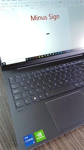 How to Add Minus Sign on MS Word #keyboardshortcutkeys #unicodesymbols #shorts