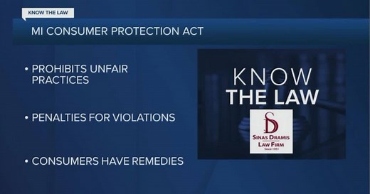 KNOW THE LAW: Michigan Consumer Protection Act