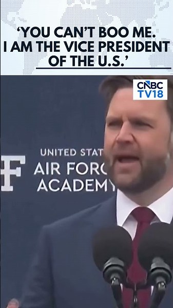 Watch: Cadets Boo JD Vance At Air Force Graduation As VP Says 'You Can't Boo Vice President' | N18G