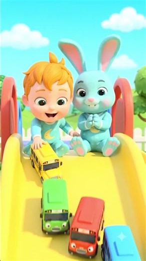 🚌 Beep Beep! The Little Buses Are Coming! 🚦 #kidsvideo #kids #kidslearning #kidsfun #youtubekids