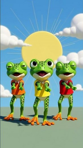 Best Frog Dance Ever 😂 | Funny Frog Cartoon #shorts