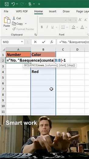 Automatic Serial Number in Excel 🔢🔥 | Smart Trick!