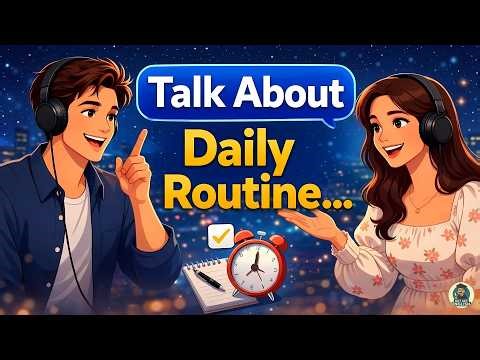 Learn Daily Routine in English for Beginners (A1- A2) | Easy English Learning Videos