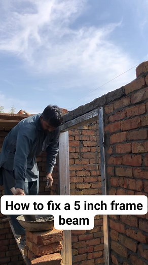 10K views · 137 reactions | How to fix a 5 inch frame beam | Shoaib.official6619 | Facebook
