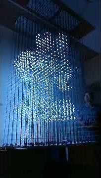 iCubeSmart 3D16X16X32 White Led Cube Light Demo Video