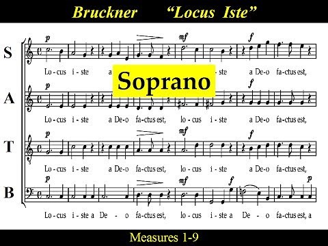 Bruckner - Locus Iste - WAB23 - Soprano