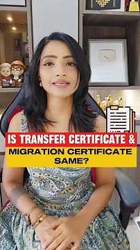 Difference Between Migration and Transfer Certificate!