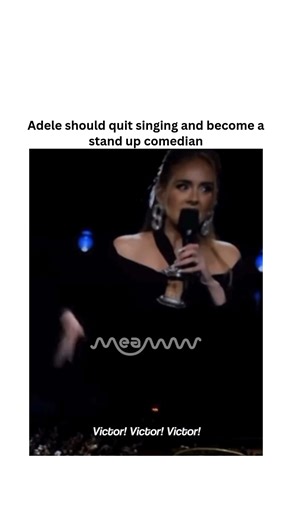 17K views · 38 reactions | She is FUNNY  #adele #adeleadkins #adelemusic #funny #meme #music #daydreamer #explore #celebrities #hollywood #hollywoodnews #hollywoodupdates #celebritynews #hollywoodlife | MEAWW | Facebook