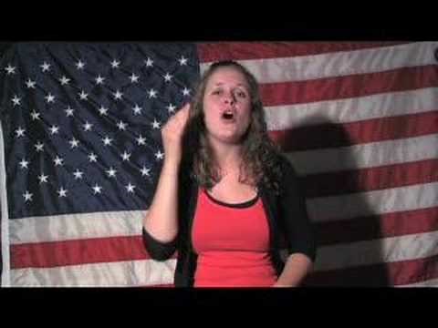 God Bless America with American Sign Language