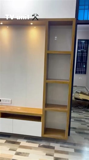 Modern PVC TV Unit Design 😍 | Small Space Big Look 2026