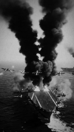 94K views · 1.5K reactions | At Midway, Japanese commanders expected only two American carriers. To their disbelief, the “dead” USS Yorktown appeared ready for battle. Her presence shattered Japanese assumptions and played a crucial role in the sinking of three Japanese carriers. #MidwayBattle #USSYorktown #WWIIHistory #JapaneseShock #NavalWarfare #HistoricBattles | War Echoes | Facebook