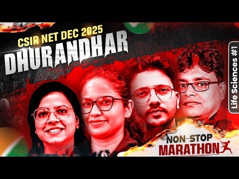 CSIR NET December 2025 | Life Sciences Marathon | Full Syllabus Revision in One Non-Stop Session