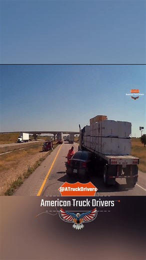 224K views · 2.3K reactions | Car loses control and slides under trailer on I-35 — trucker rushes to check on driver #AmericanTruckDrivers #I35 #Crash #TruckAccident #HighwaySafety | American Truck Drivers | Facebook