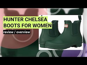 Review: Hunter Women's Original Chelsea Rubber Textile Boots - Are They Worth It?