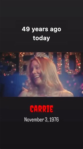 80s Deennice on Instagram: "‘Carrie’ released in theaters 49 years ago today on November 3, 1976 🎥🪩🐖🪣🩸 “They’re all gonna laugh at you.” . . . #70s #genx #carrie #70shorror #favoritemovies"