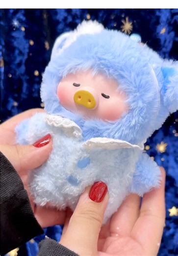 i love lulu’s sleepy little face🥺 this series is too adorable! #luluthepiggy #bagcharm #blindbox #blindboxtoys #unboxing plush pendant lulu the piggy bag charm blind box
