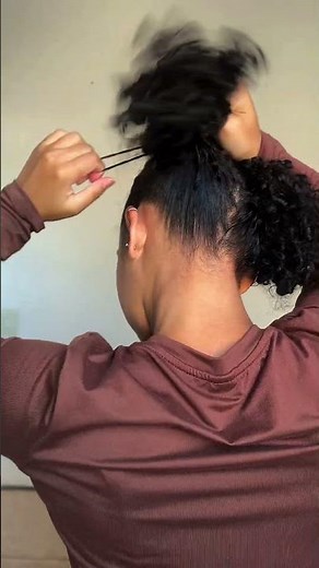 Penteado PERFEITO pra cabelo cacheado curto💖