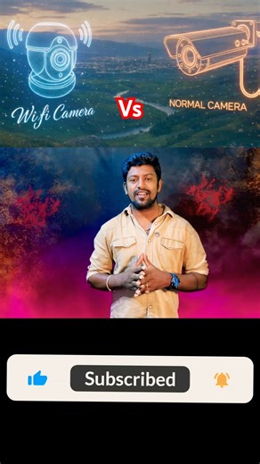 Full video 👆🏻 | wifi camera vs normal camera #wificamera #cctvcamera