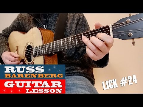 Lick #24 - "Russ Barenberg" | Guitar Lick in G - Intermediate BLUEGRASS Guitar Lesson with TAB