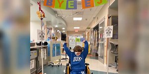 ENC family gives back to hospital after car crash