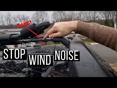 How to stop roof rack wind noise for free - Don't buy a fairing!! - Honda Ridgeline.