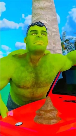 GTA V HULK GOT NEW MERCEDES-BENZ CAR #shorts