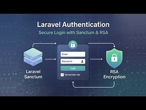Laravel Sanctum Authentication with RSA Encryption | Ultra Secure Login System