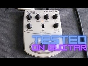 Behringer Bass BDI 21 V Tone | Guitar Test
